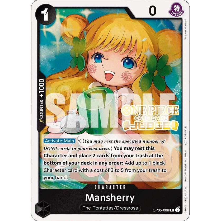 Image for Mansherry (Judge Pack Vol. 4) (OP05-088) (OP-PR) - One Piece Card Game