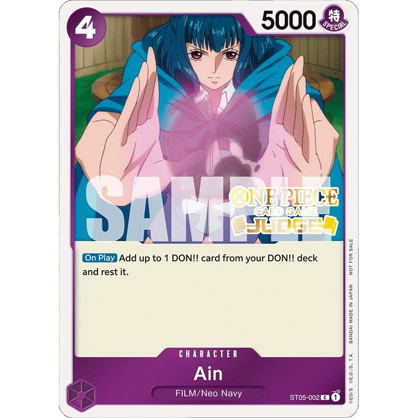 Image for Ain (Judge Pack Vol. 4) (ST05-002) (OP-PR) - One Piece Card Game
