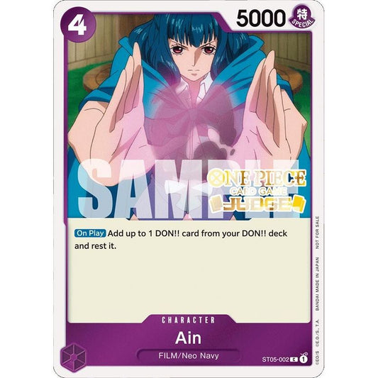 Image for Ain (Judge Pack Vol. 4) (ST05-002) (OP-PR) - One Piece Card Game