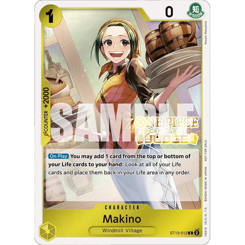 Image for Makino (Judge Pack Vol. 4) (ST13-012) (OP-PR) - One Piece Card Game