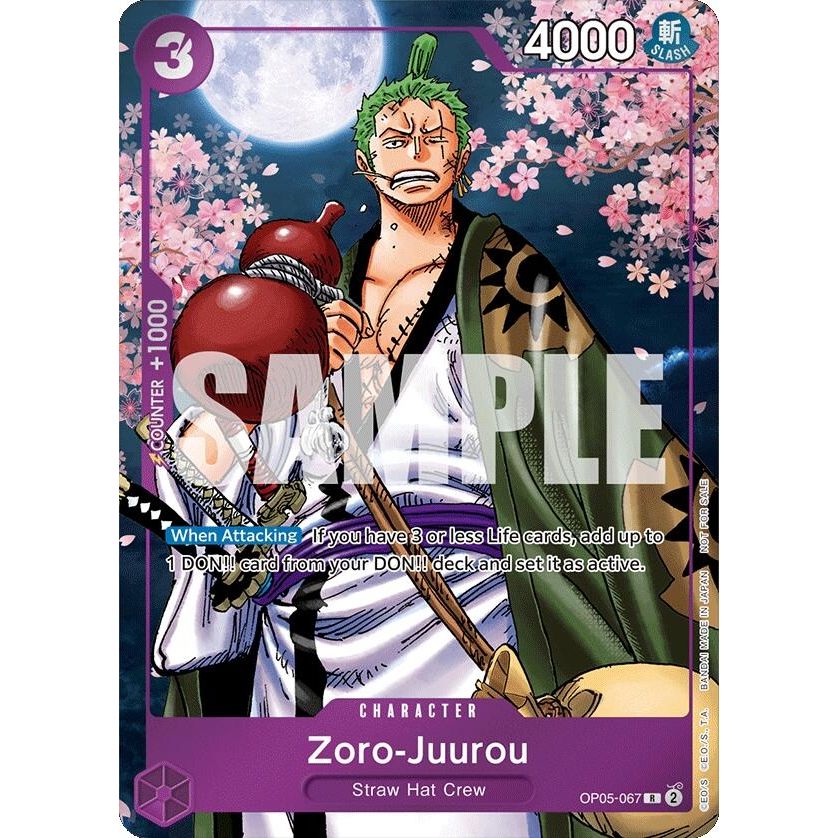 Image for Zoro-Juurou (Event Pack Vol. 5) (OP05-067) (OP-PR) - One Piece Card Game