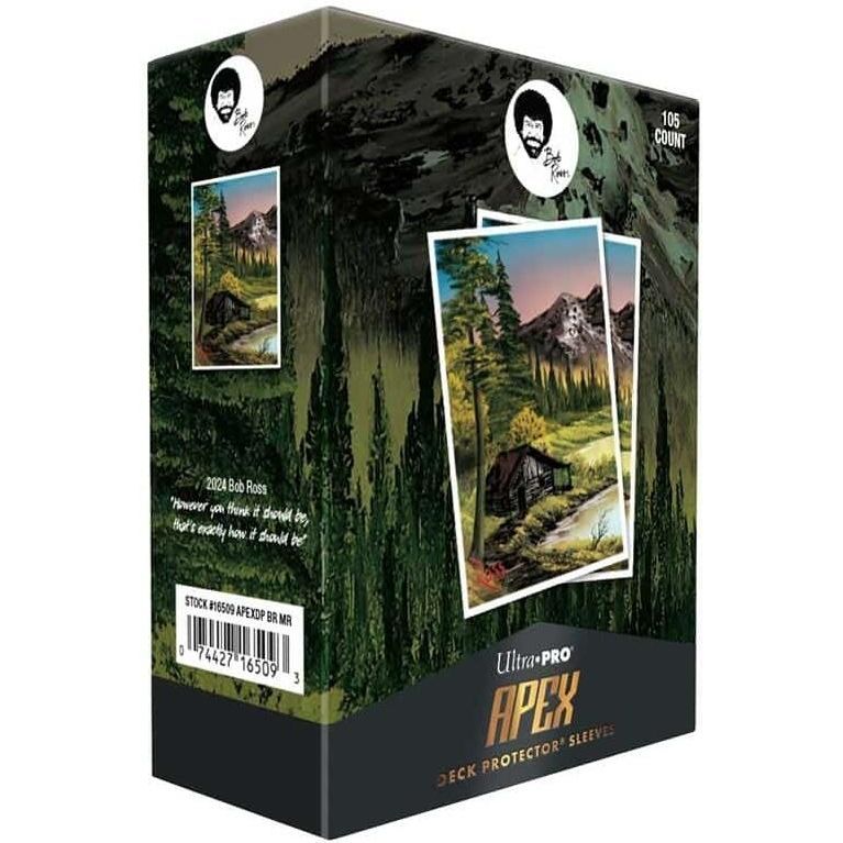 Image for Bob Ross APEX Deck Protector Sleeves - Mountain Retreat (105-pack) - Card Sleeves