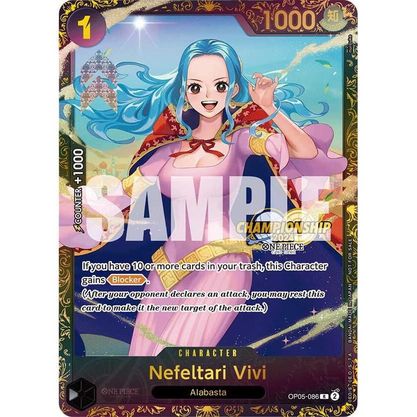 Image for Nefeltari Vivi (October Championship 2024 Store Regionals) (OP05-086) (OP-PR) - One Piece Card Game