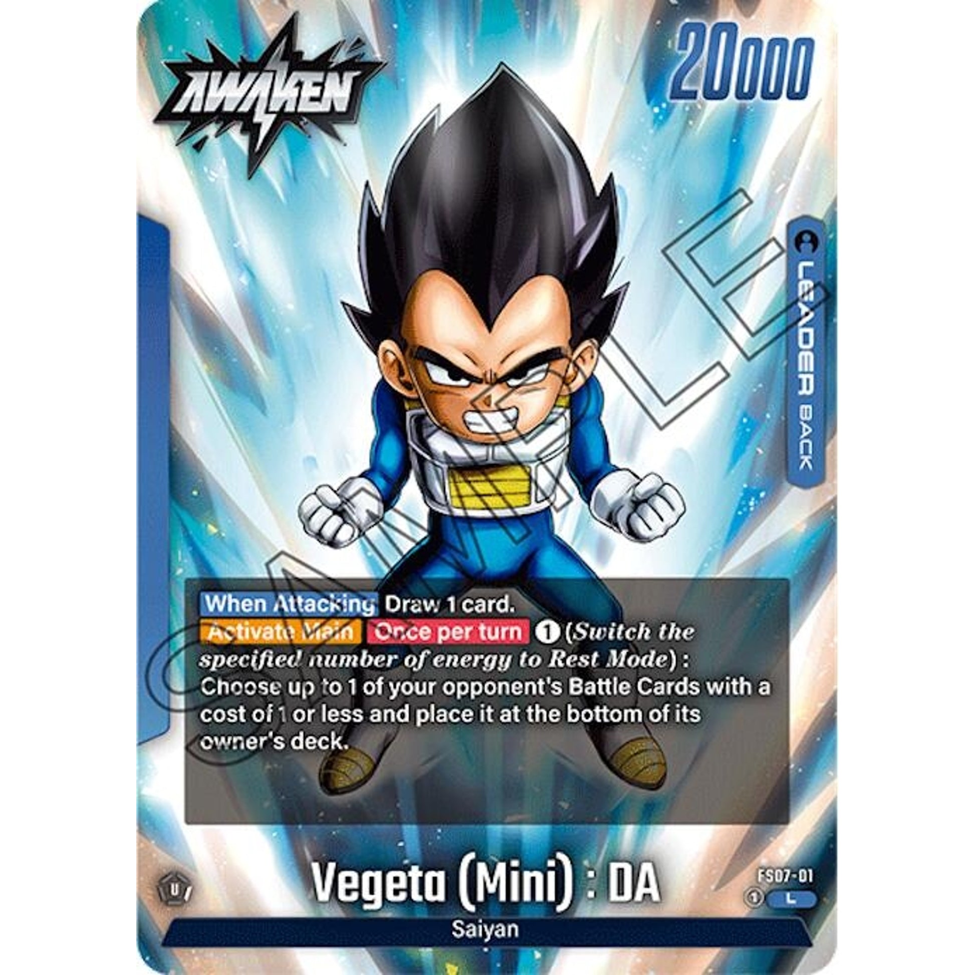 Image for Vegeta (Mini) : DA (FS07-01) (FS07) - Dragon Ball Super: Fusion World