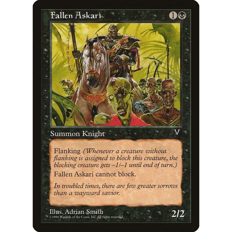 Image for Fallen Askari (VIS) - Magic: The Gathering