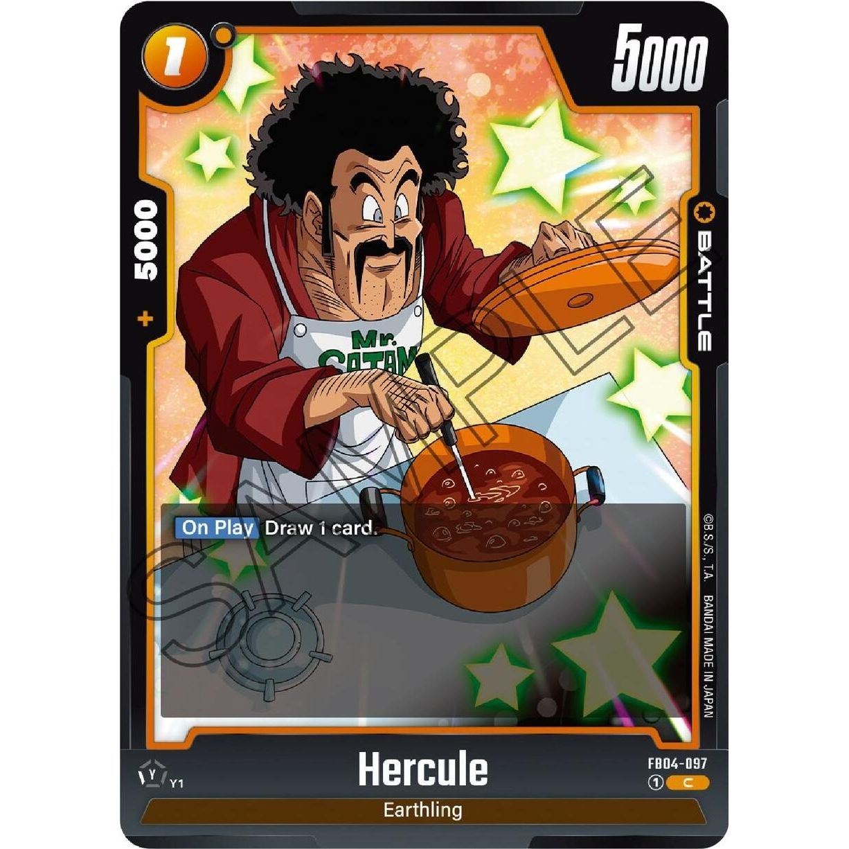 Image for Hercule (FB04-097) (FB04) - Dragon Ball Super: Fusion World
