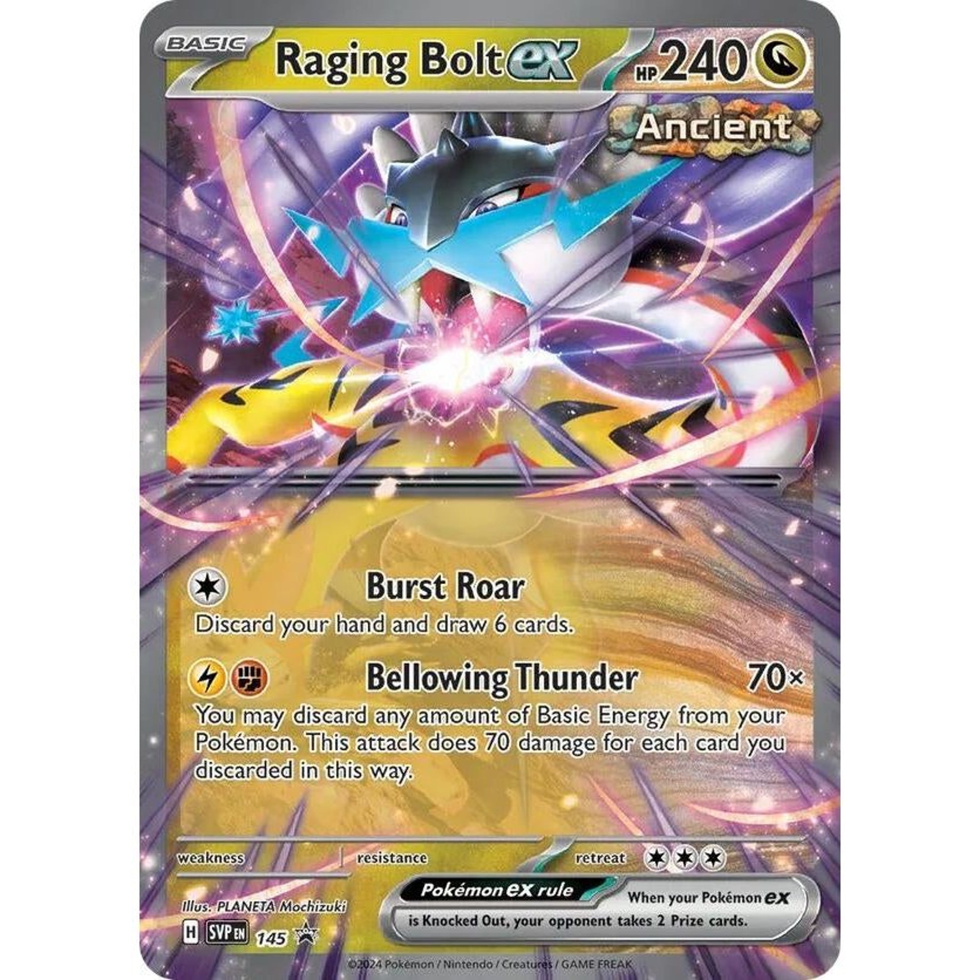 Image for Raging Bolt ex - 145 (145) (SVP) - Pokemon