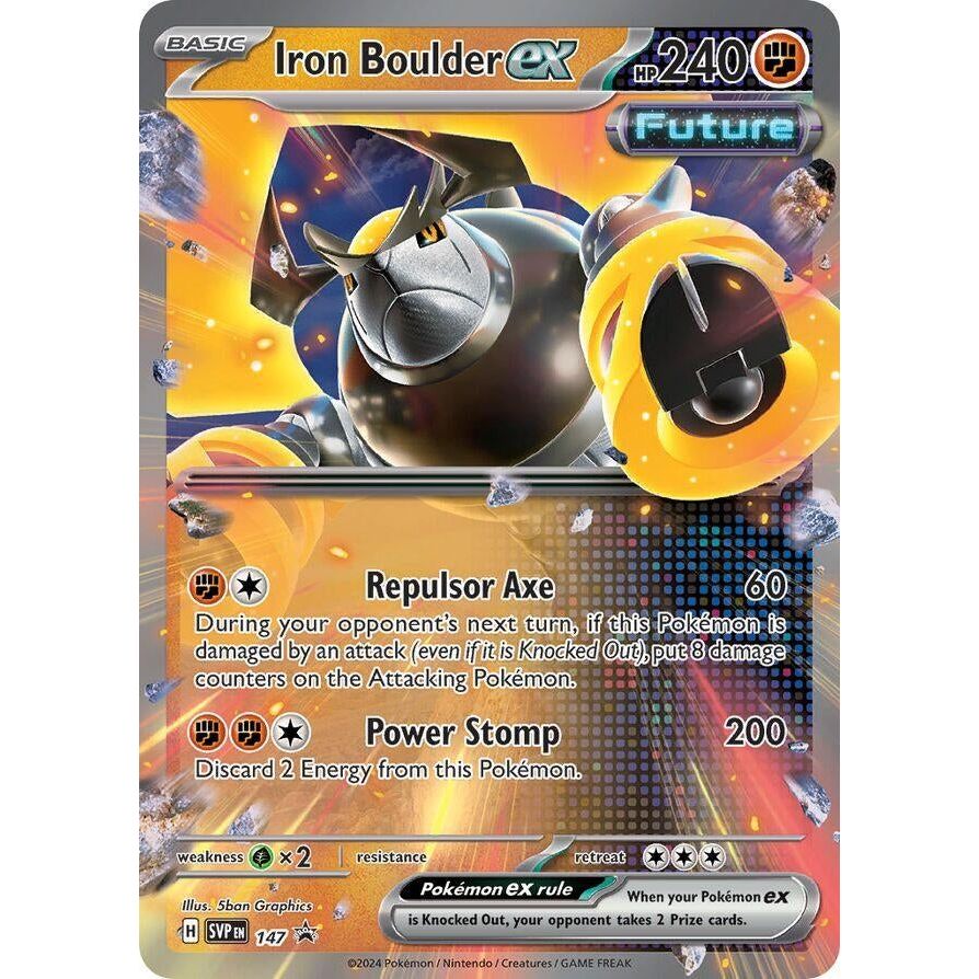 Image for Iron Boulder ex - 147 (147) (SVP) - Pokemon