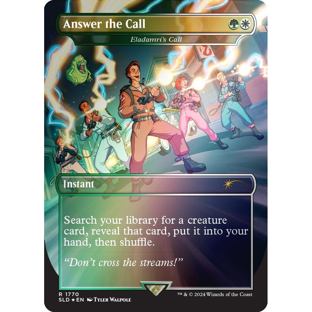 Image for Answer the Call - Eladamri's Call (Rainbow Foil) (1770) (SLD) - Magic: The Gathering