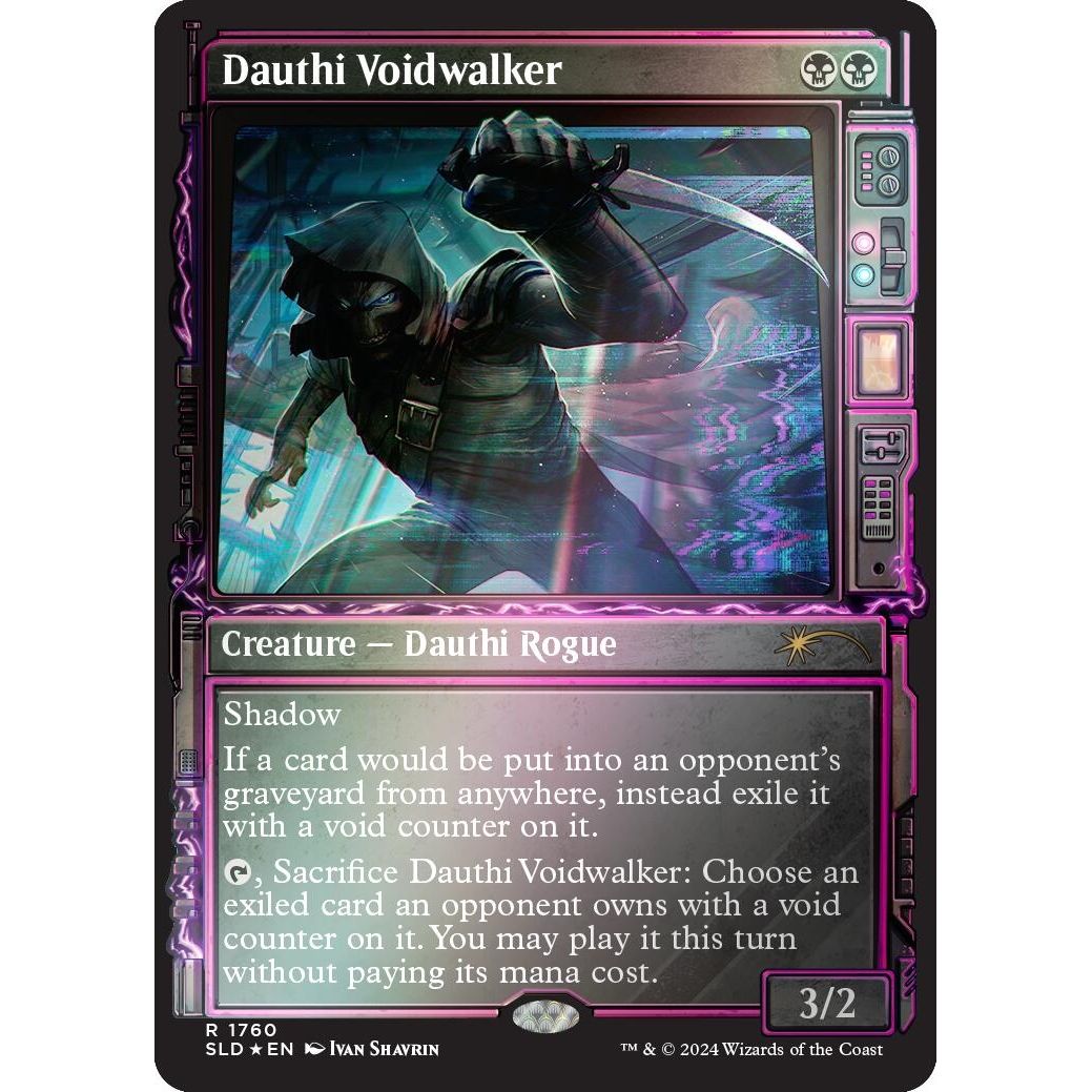 Image for Dauthi Voidwalker (Rainbow Foil) (1760) (SLD) - Magic: The Gathering