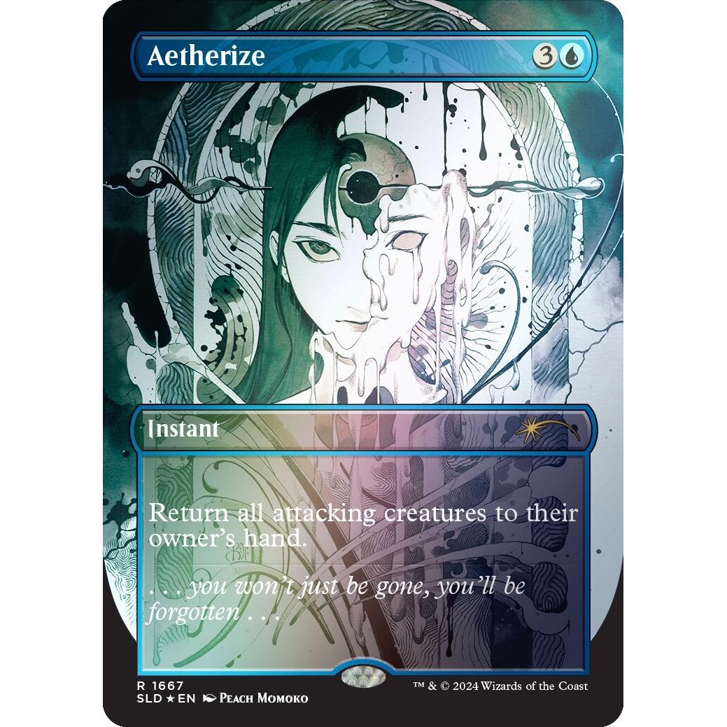 Image for Aetherize (Rainbow Foil) (1667) (SLD) - Magic: The Gathering