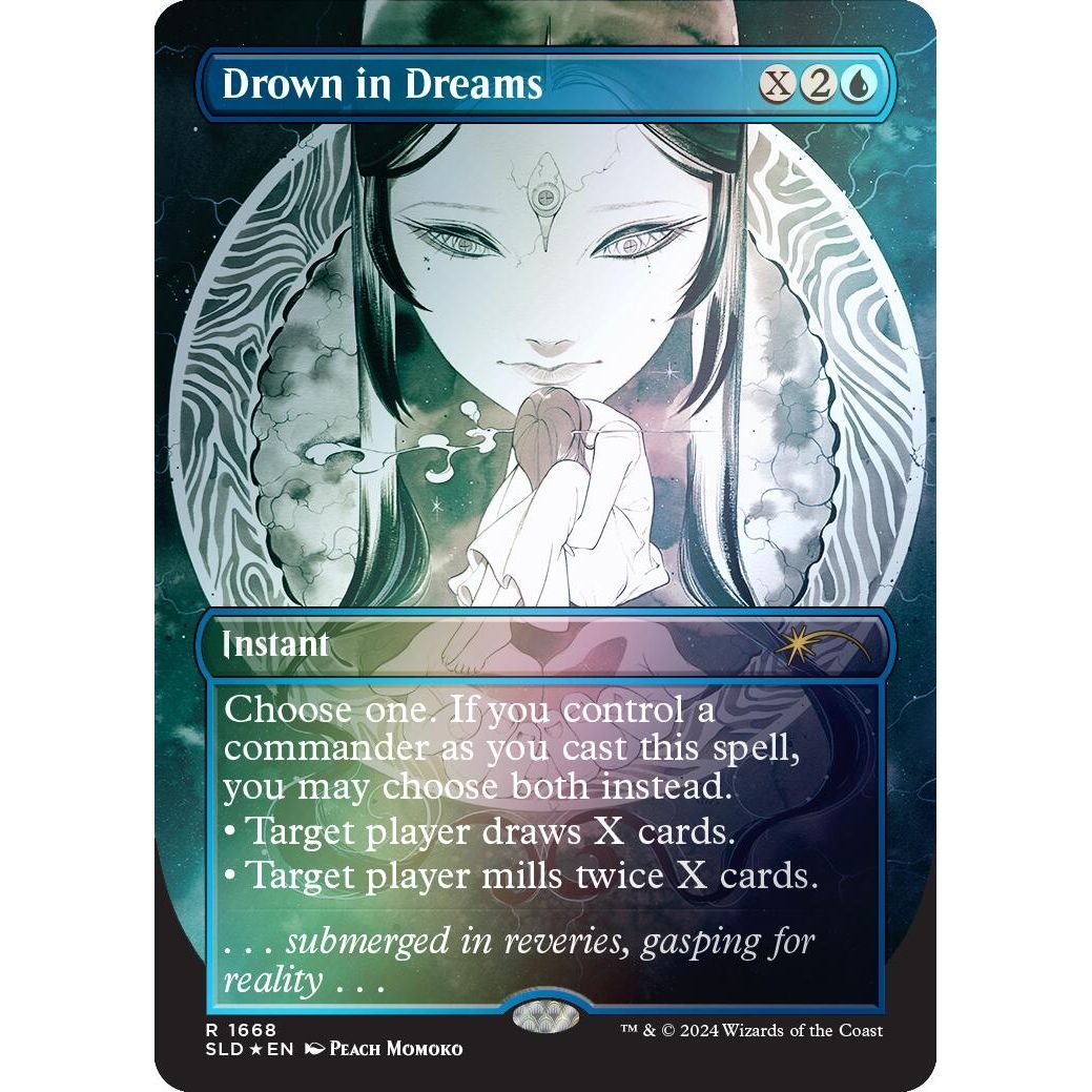 Image for Drown in Dreams (Rainbow Foil) (1668) (SLD) - Magic: The Gathering