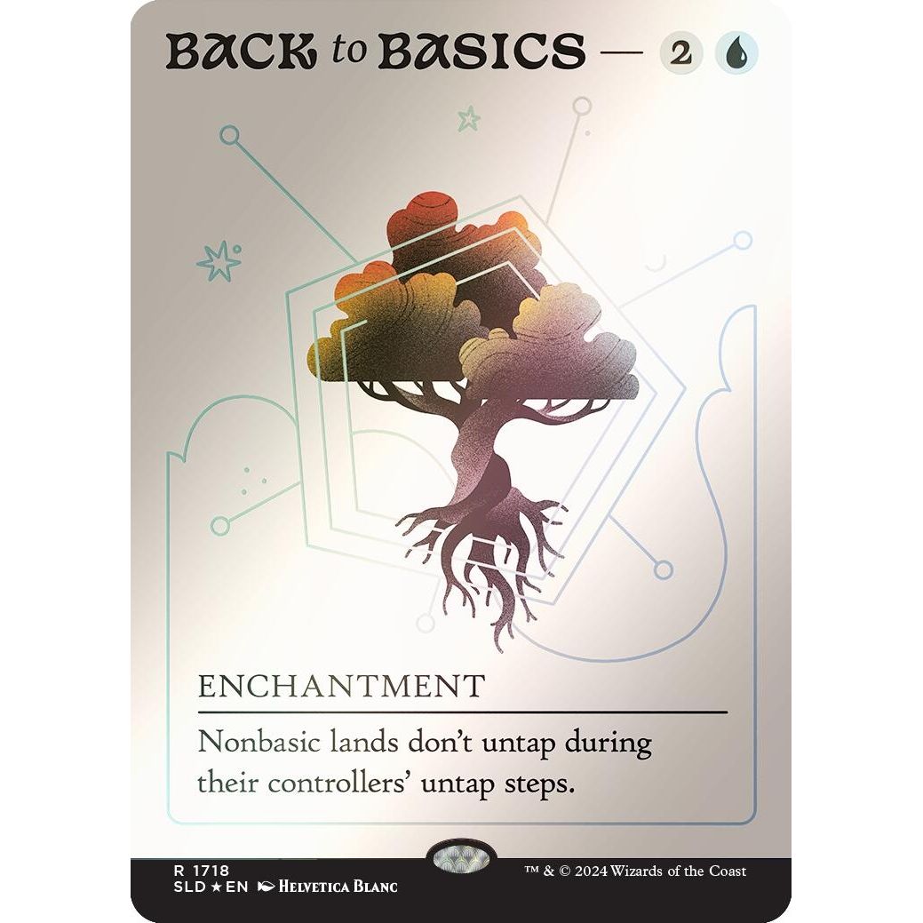 Image for Back to Basics (Rainbow Foil) (1718) (SLD) - Magic: The Gathering
