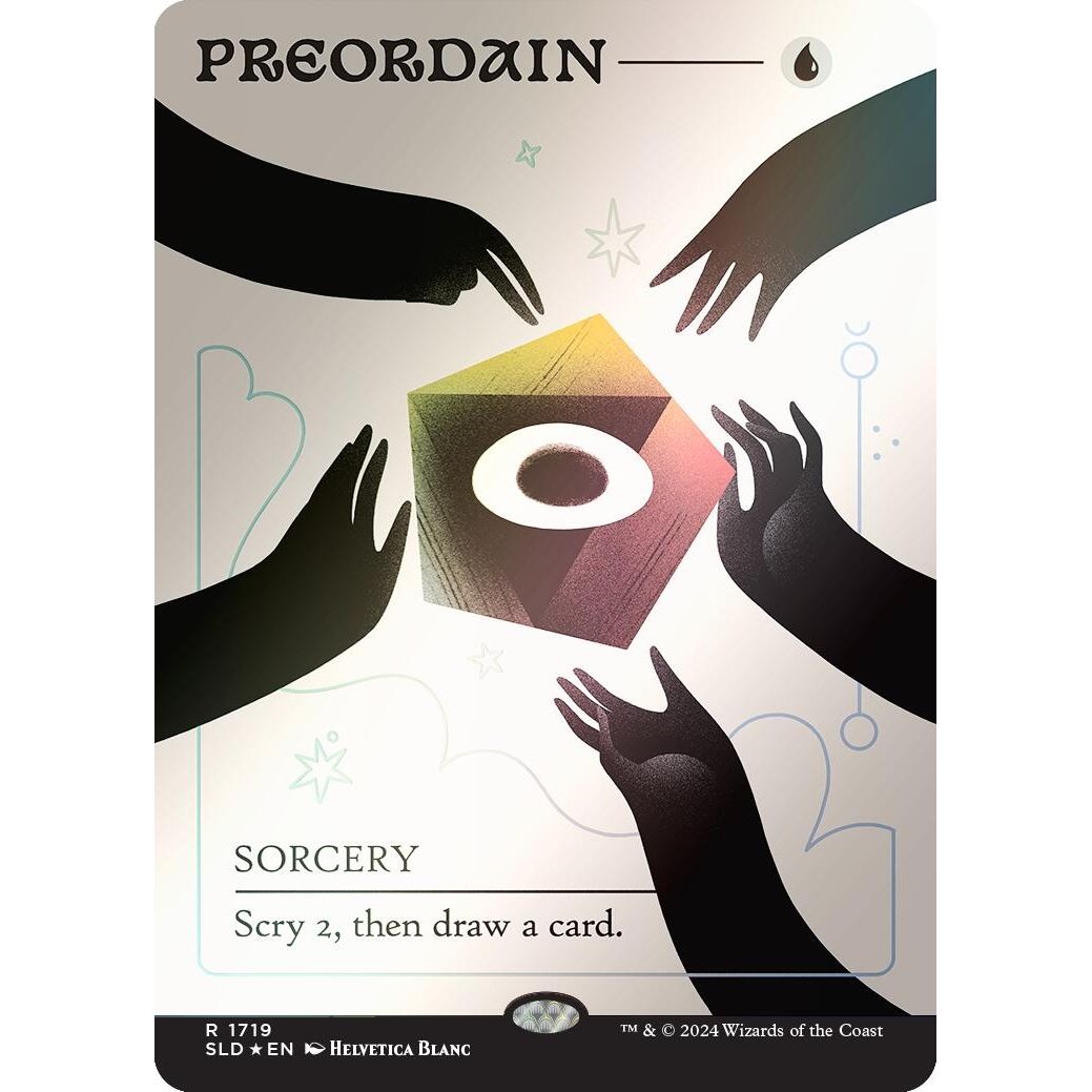 Image for Preordain (1719) (Rainbow Foil) (1719) (SLD) - Magic: The Gathering