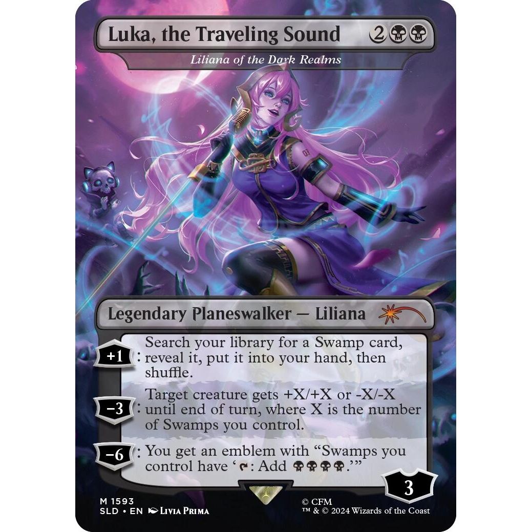 Image for Luka, the Traveling Sound - Liliana of the Dark Realms (1593) (SLD) - Magic: The Gathering