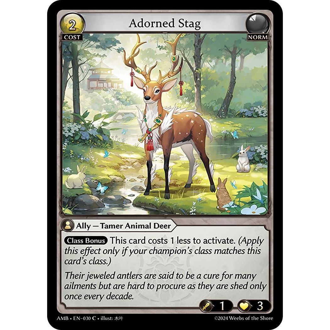 Image for Adorned Stag (030) (AMB1E) - Grand Archive TCG