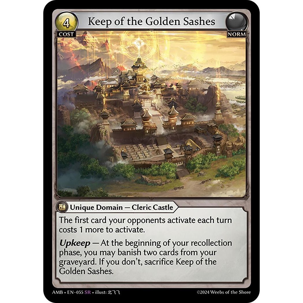 Image for Keep of the Golden Sashes (055) (AMB1E) - Grand Archive TCG
