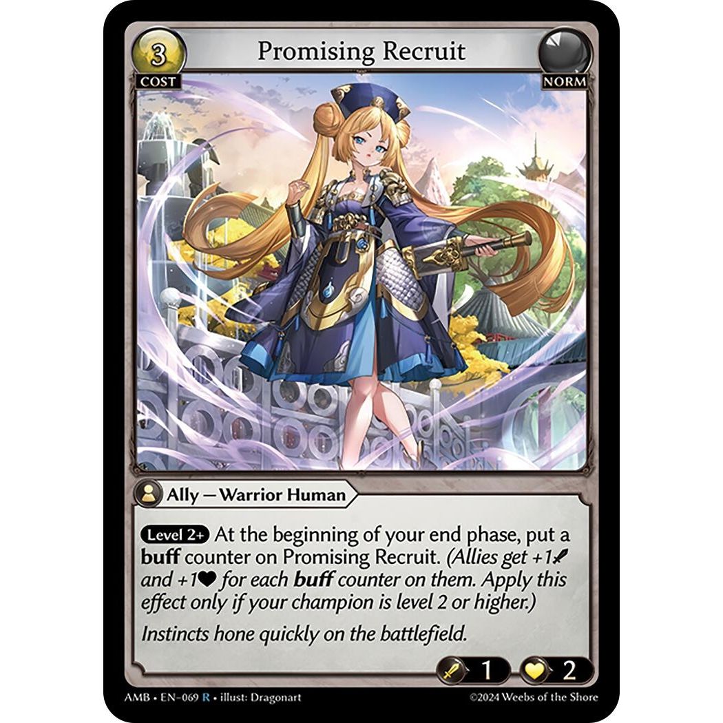 Image for Promising Recruit (069) (AMB1E) - Grand Archive TCG