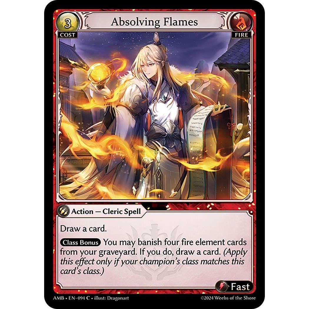 Image for Absolving Flames (094) (AMB1E) - Grand Archive TCG