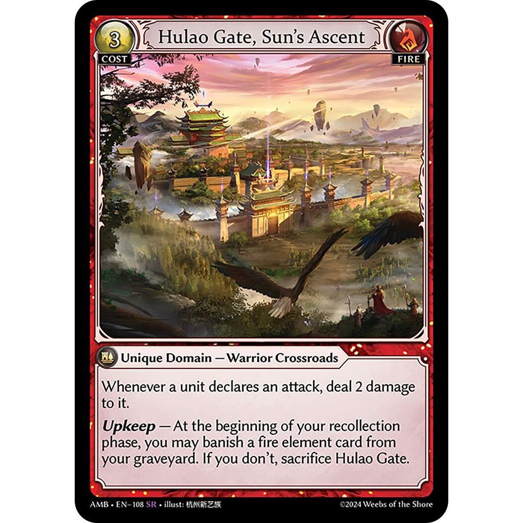 Image for Hulao Gate, Sun's Ascent (108) (AMB1E) - Grand Archive TCG
