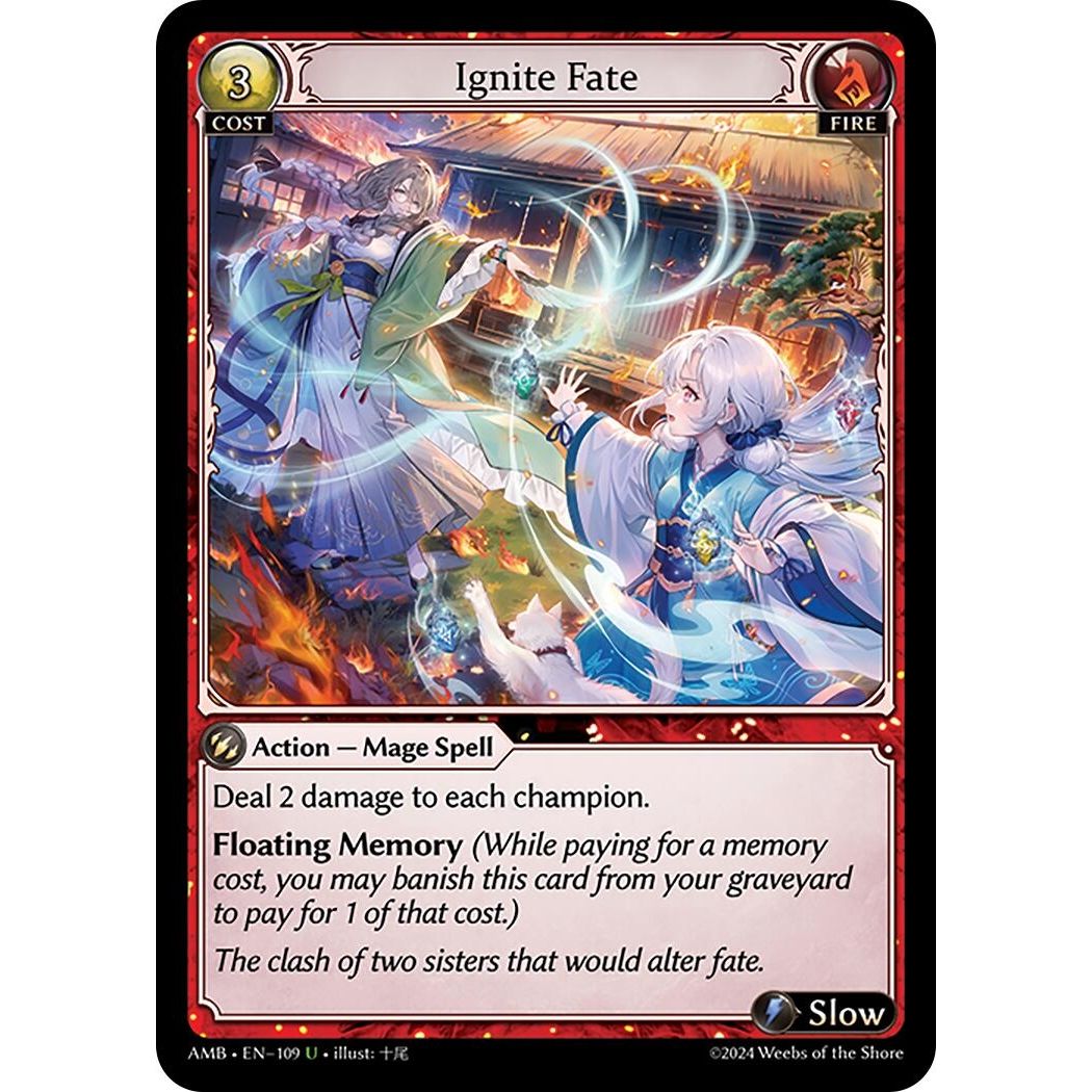 Image for Ignite Fate (109) (AMB1E) - Grand Archive TCG