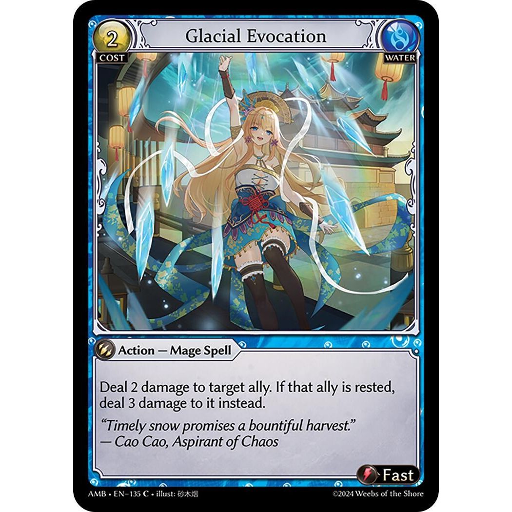 Image for Glacial Evocation (135) (AMB1E) - Grand Archive TCG