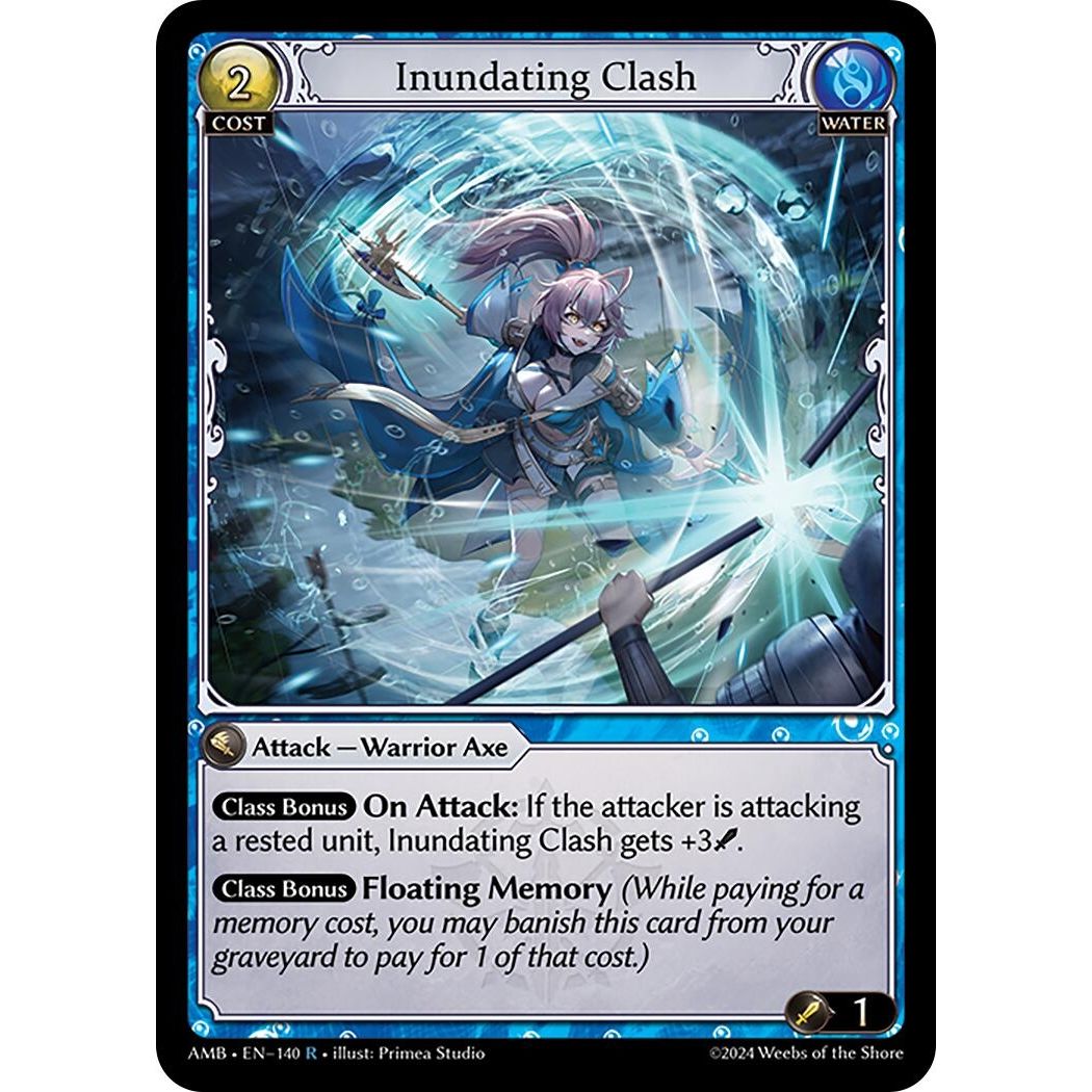 Image for Inundating Clash (140) (AMB1E) - Grand Archive TCG