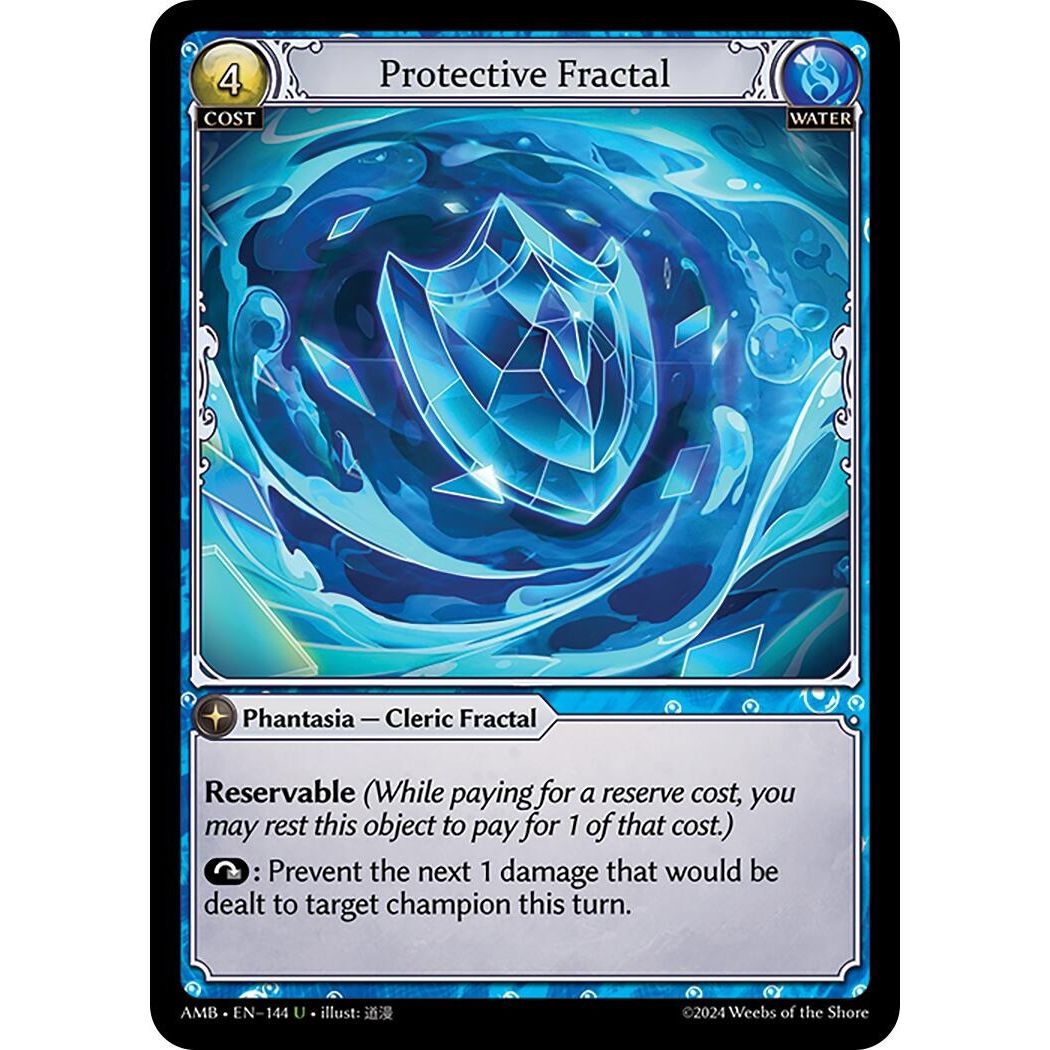 Image for Protective Fractal (144) (AMB1E) - Grand Archive TCG