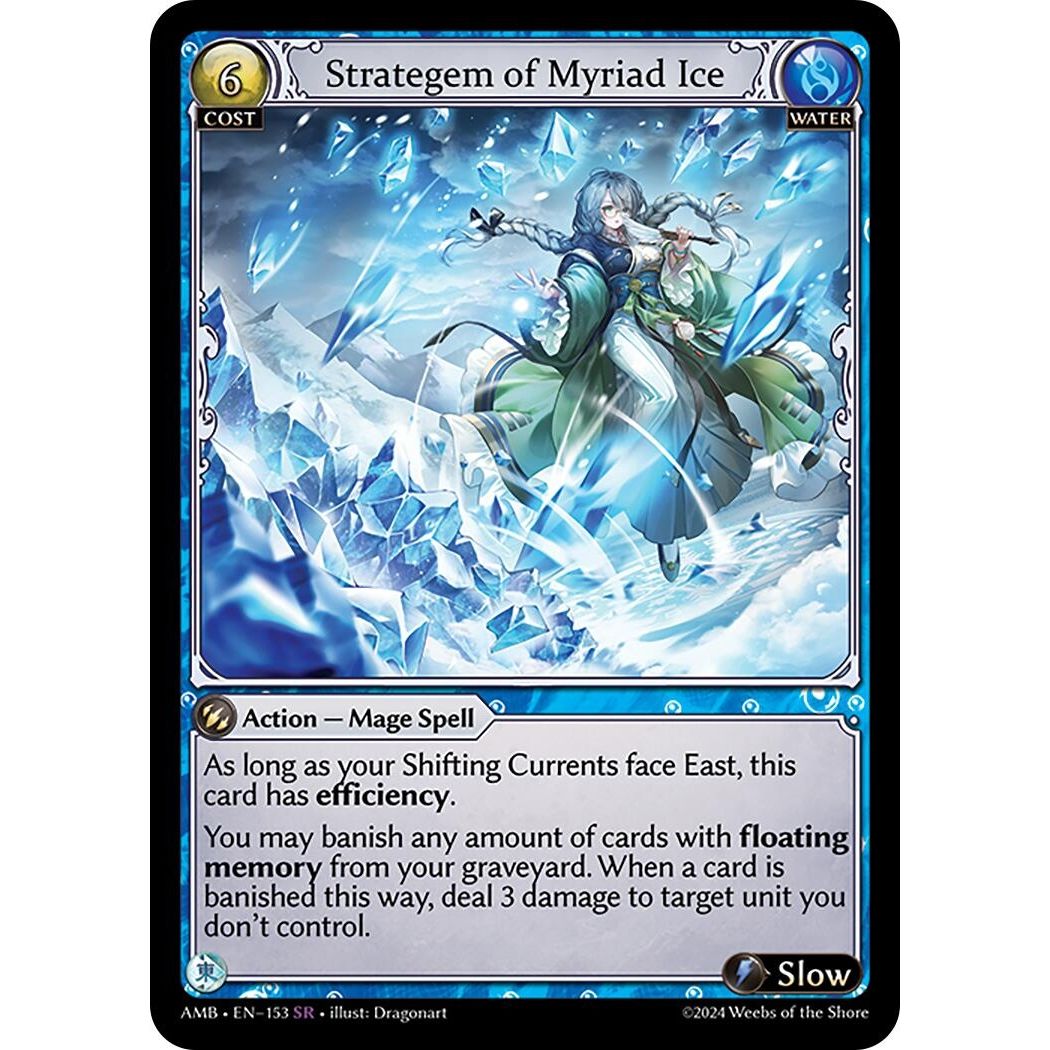 Image for Strategem of Myriad Ice (153) (AMB1E) - Grand Archive TCG