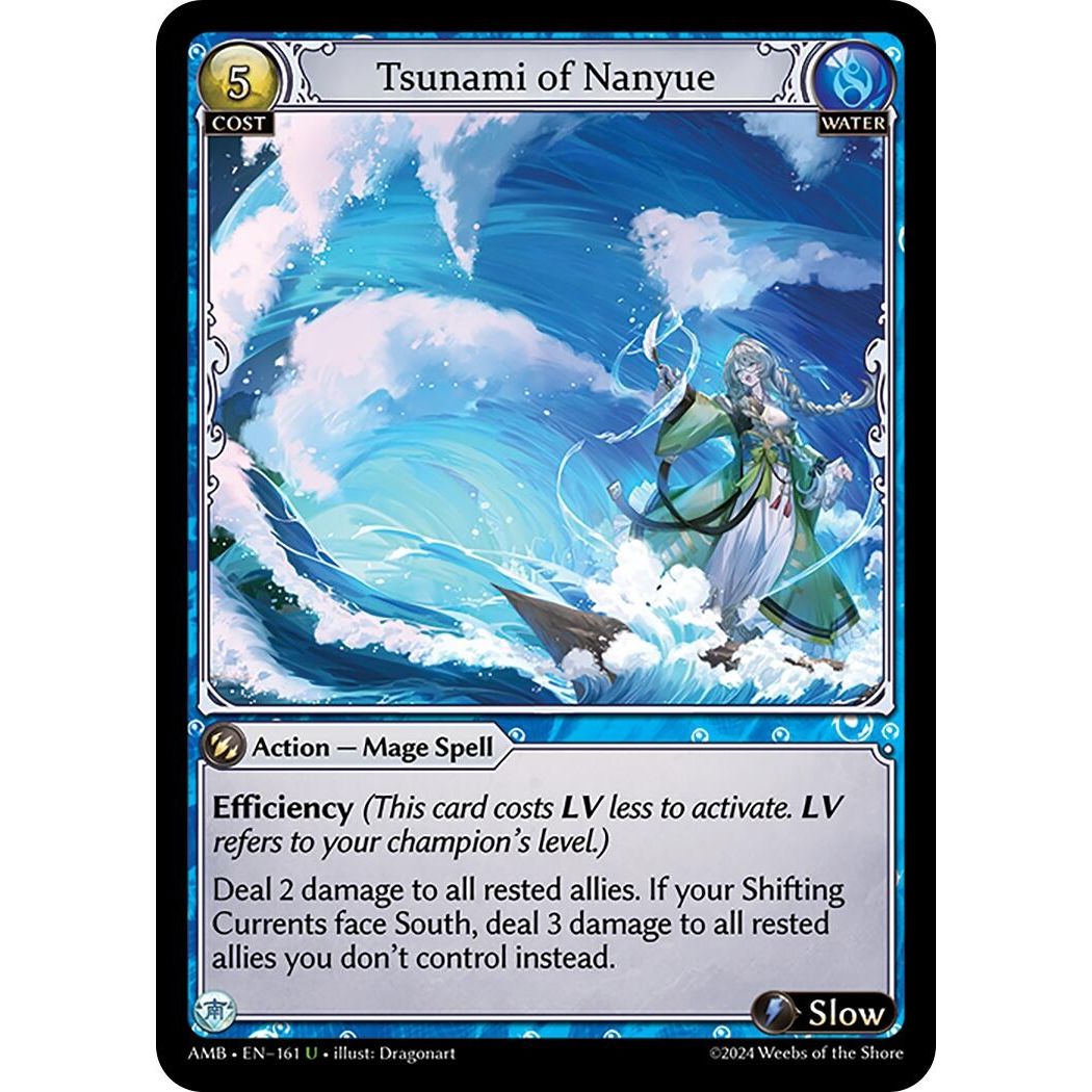 Image for Tsunami of Nanyue (161) (AMB1E) - Grand Archive TCG