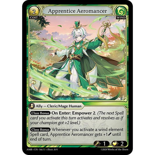 Image for Apprentice Aeromancer (166) (AMB1E) - Grand Archive TCG