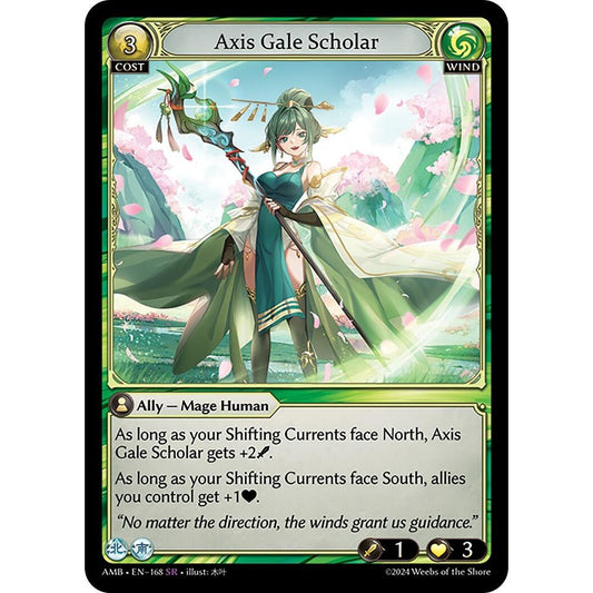 Image for Axis Gale Scholar (168) (AMB1E) - Grand Archive TCG