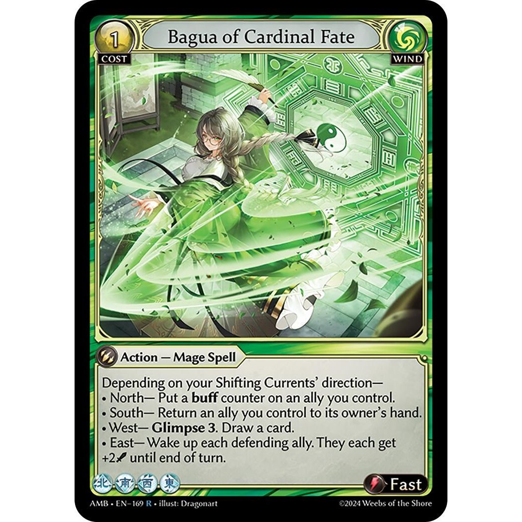 Image for Bagua of Cardinal Fate (169) (AMB1E) - Grand Archive TCG