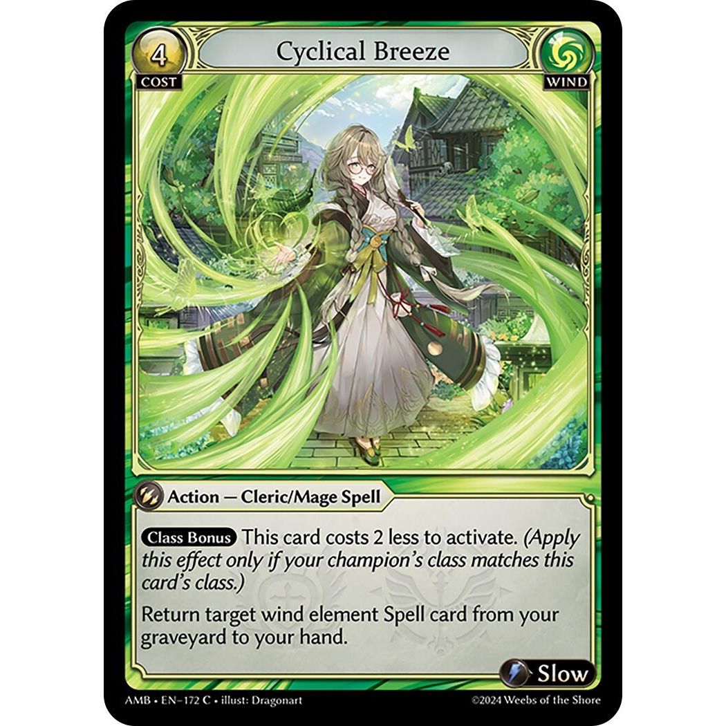 Image for Cyclical Breeze (172) (AMB1E) - Grand Archive TCG