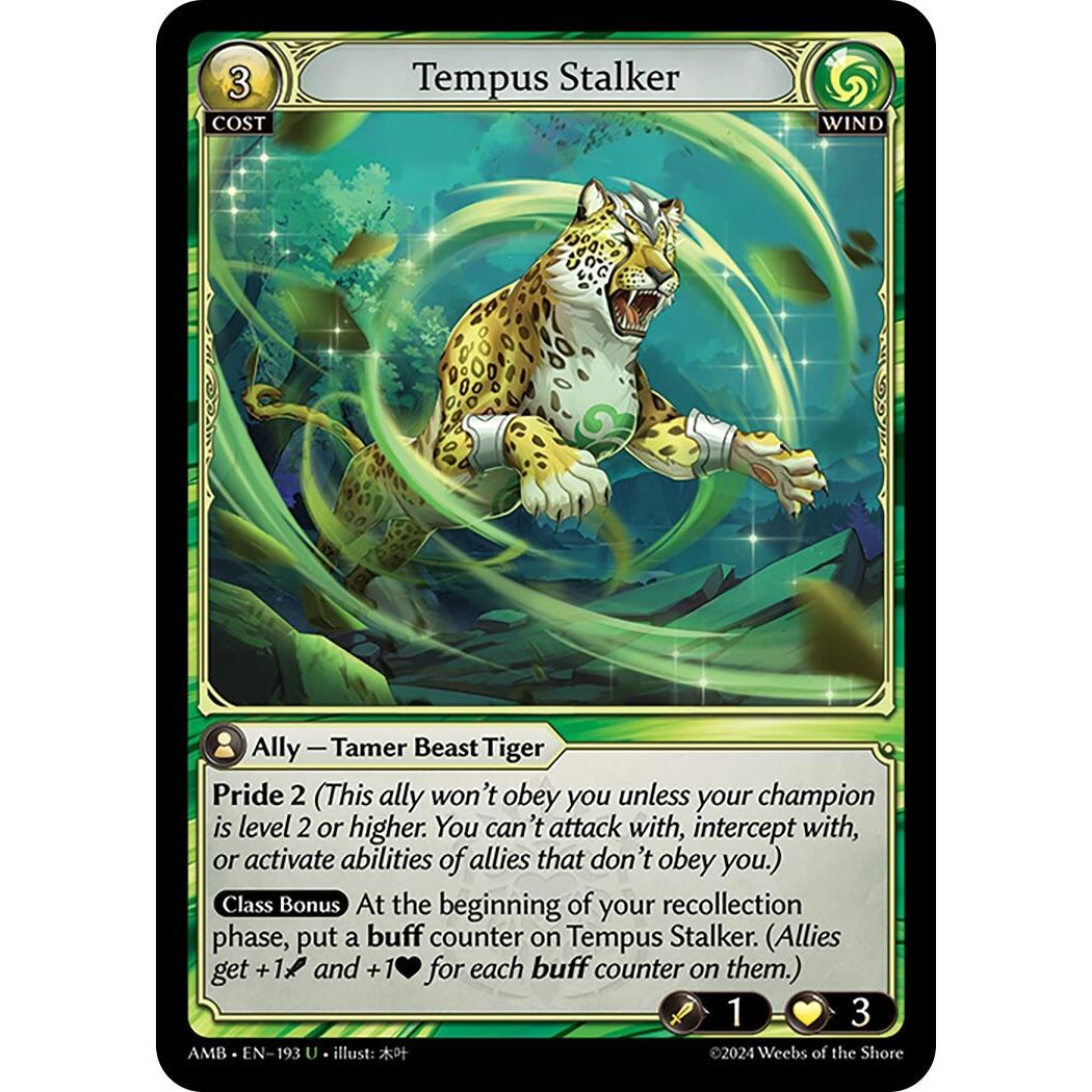 Image for Tempus Stalker (193) (AMB1E) - Grand Archive TCG