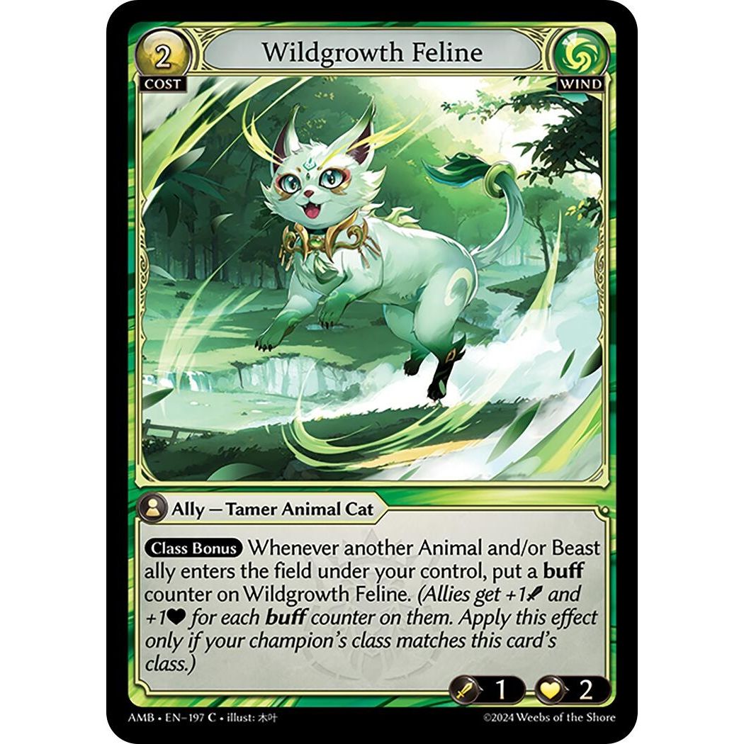 Image for Wildgrowth Feline (197) (AMB1E) - Grand Archive TCG