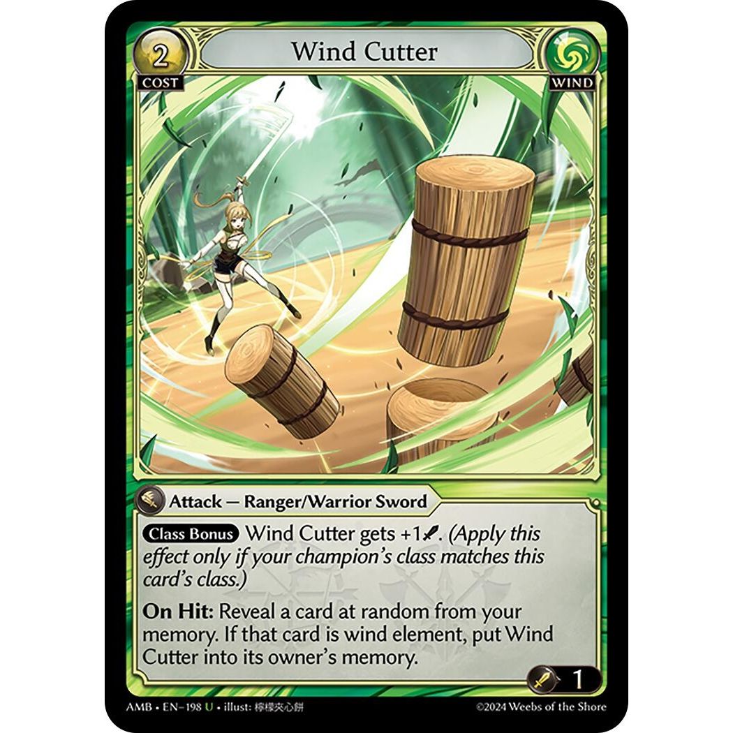 Image for Wind Cutter (198) (AMB1E) - Grand Archive TCG