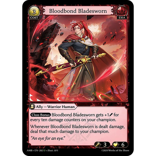 Image for Bloodbond Bladesworn (202) (AMB1E) - Grand Archive TCG