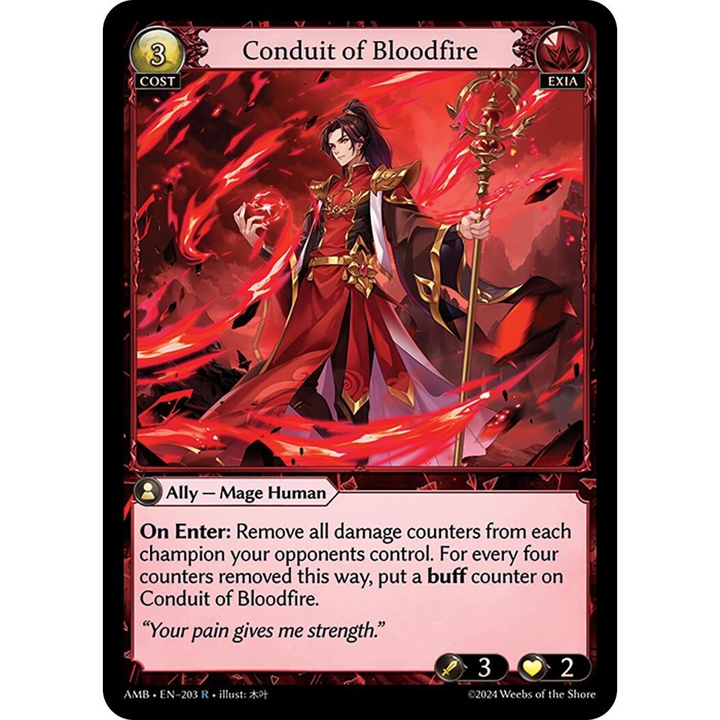 Image for Conduit of Bloodfire (203) (AMB1E) - Grand Archive TCG