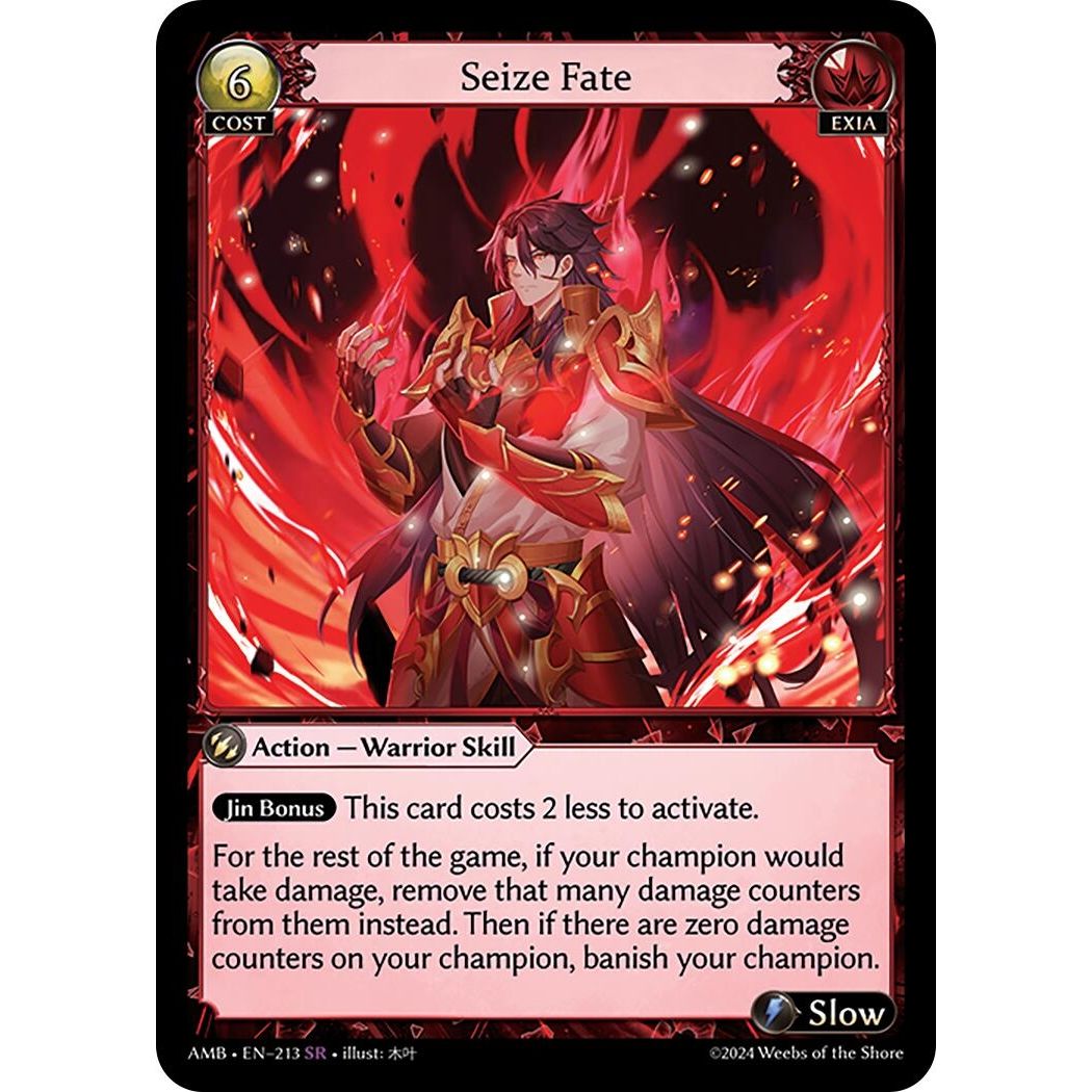 Image for Seize Fate (213) (AMB1E) - Grand Archive TCG