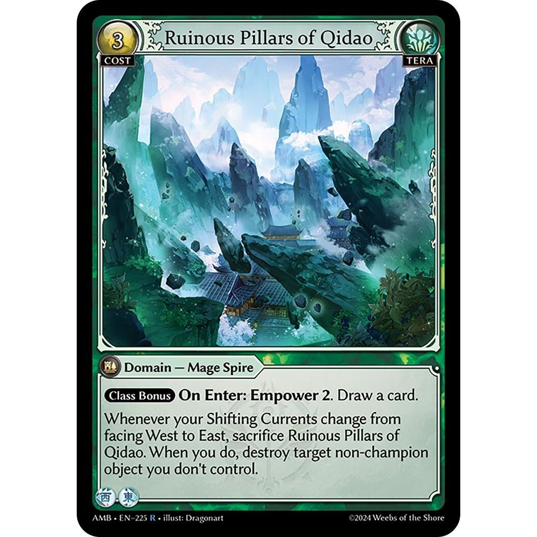 Image for Ruinous Pillars of Qidao (225) (AMB1E) - Grand Archive TCG