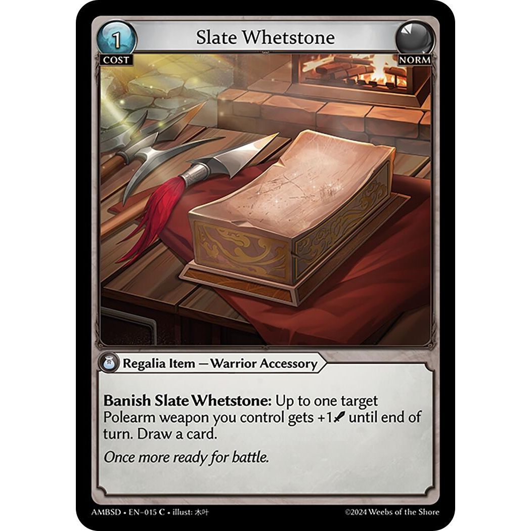 Image for Slate Whetstone (015) (AMBSD) - Grand Archive TCG