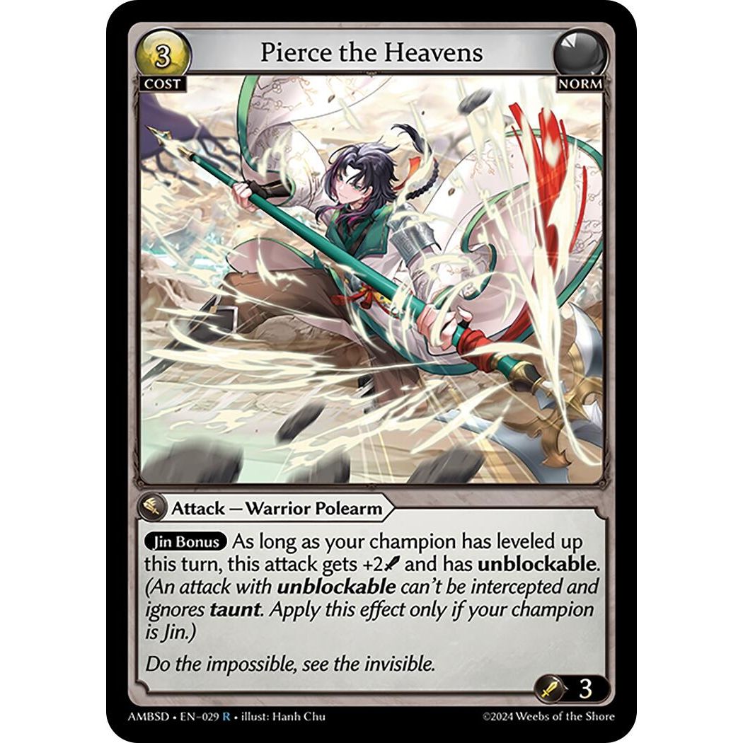 Image for Pierce the Heavens (029) (AMBSD) - Grand Archive TCG