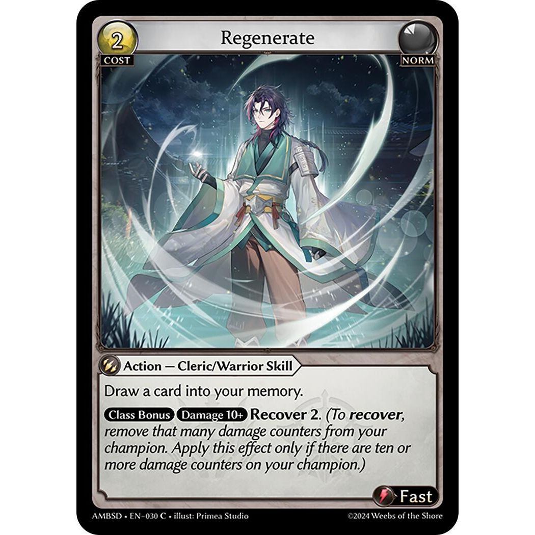 Image for Regenerate (030) (AMBSD) - Grand Archive TCG