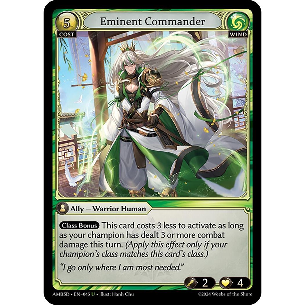 Image for Eminent Commander (045) (AMBSD) - Grand Archive TCG