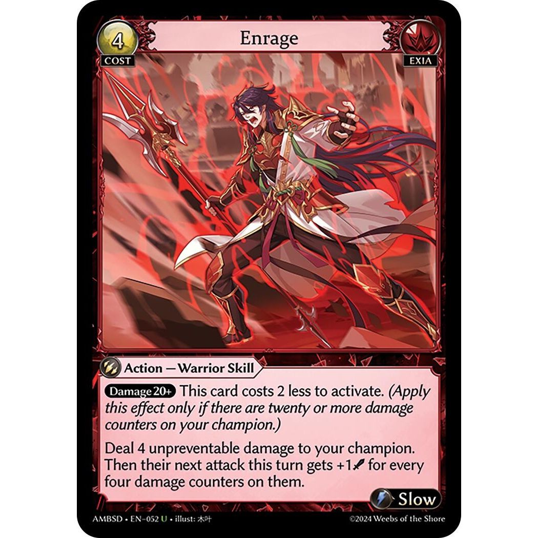 Image for Enrage (052) (AMBSD) - Grand Archive TCG