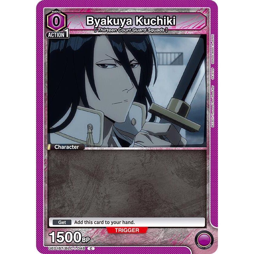 Image for Byakuya Kuchiki (048) (Box Topper Foil) (UE01BT/BLC-1-048) (UE01BT) - Union Arena