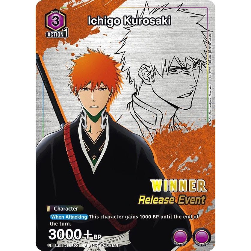 Image for Ichigo Kurosaki (Release Event Winner) (UEPR/BLC-1-103) (UE01BT_RE) - Union Arena