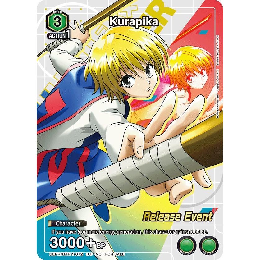 Image for Kurapika (Release Event Participation) (UEPR/HTR-1-072) (UE02BT_RE) - Union Arena