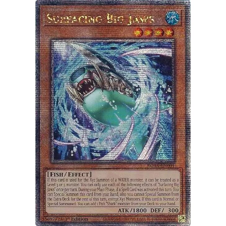 Image for Surfacing Big Jaws (Quarter Century Secret Rare) (ROTA-EN001) (ROTA) - YuGiOh